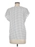 Hilary Radley 100% Polyester Polka Dots White Short Sleeve Blouse Size M - photo 2