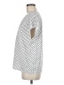 Hilary Radley 100% Polyester Polka Dots White Short Sleeve Blouse Size M - photo 5