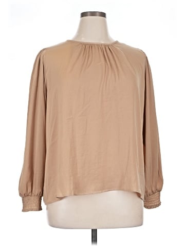 Ann Taylor Factory Long Sleeve Blouse (view 1)