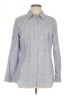 Talbots 100% Cotton Paisley Gray Long Sleeve Button-Down Shirt Size L - photo 1