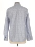 Talbots 100% Cotton Paisley Gray Long Sleeve Button-Down Shirt Size L - photo 2