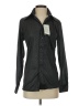 Expressions Black Long Sleeve Button-Down Shirt Size S - photo 1