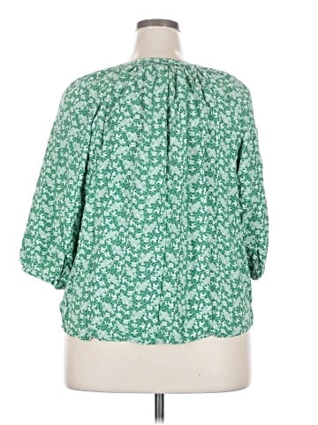 Jones & Co 3/4 Sleeve Blouse (view 2)
