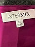 Intermix 100% Polyester Burgundy Cocktail Dress Size 14 - photo 7