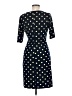 Connected Apparel Polka Dots Blue Cocktail Dress Size 6 - photo 2