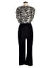 Express Animal Print Black Jumpsuit Size M - photo 1