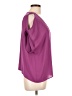 Lush 100% Polyester Purple Short Sleeve Blouse Size L - photo 4