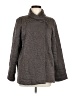 Eileen Fisher 100% Silk Animal Print Gray Coat Size M (petite) - photo 1