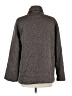 Eileen Fisher 100% Silk Animal Print Gray Coat Size M (petite) - photo 2