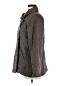Eileen Fisher 100% Silk Animal Print Gray Coat Size M (petite) - photo 5