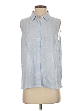 Eileen Fisher Sleeveless Button Down Shirt