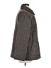 Eileen Fisher 100% Silk Animal Print Gray Coat Size M (petite) - photo 4