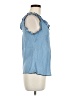 Unbranded 100% Lyocell Blue Sleeveless Blouse One size - photo 4