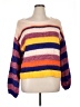 ModCloth Color Block Orange Pullover Sweater Size XL - photo 1