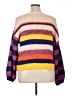 ModCloth Color Block Orange Pullover Sweater Size XL - photo 2