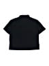 Zara Solid Black Short Sleeve Button-Down Shirt Size 6 - photo 2