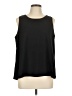 Pim + Larkin 100% Polyester Black Sleeveless Blouse Size L - photo 1