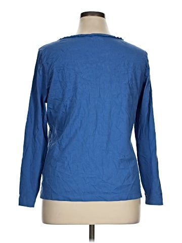 Laura Scott Long Sleeve Henley (view 2)