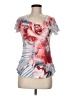 Style&Co 100% Polyester Pink Short Sleeve Top Size M (petite) - photo 1