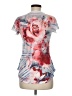Style&Co 100% Polyester Pink Short Sleeve Top Size M (petite) - photo 2