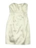 David's Bridal Metallic Silver Tan Cocktail Dress Size 2 - photo 1