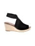 Gentle Souls Black Wedges Size 8 - photo 1