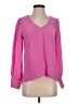 Lavender Brown 100% Silk Pink Blouse Size M - photo 1