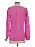 Lavender Brown 100% Silk Pink Blouse Size M - photo 2