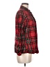 Target 100% Cotton Plaid Red Long Sleeve Button-Down Shirt Size M - photo 4