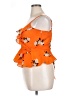 ASOS 100% Polyester Orange Sleeveless Blouse Size 10 - photo 5