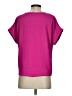 Gilli Pink Short Sleeve Blouse Size S - photo 2