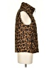 Gap 100% Recycled Polyester Animal Print Brown Vest Size S - photo 4