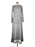 MNG Metallic Silver Casual Dress Size 8 - photo 1