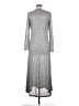 MNG Metallic Silver Casual Dress Size 8 - photo 2