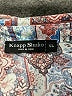 Knapp Studio Print Blue 3/4 Sleeve Button-Down Shirt Size XL - photo 7