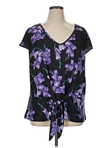 Lily by Firmiana Short Sleeve Blouse (view 1)