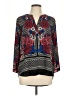 Jaclyn Smith 100% Polyester Black 3/4 Sleeve Blouse Size L - photo 1