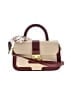 Unbranded Color Block Burgundy Satchel One size - photo 1