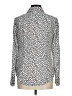 MICHAEL Michael Kors 100% Polyester Animal Print Silver Long Sleeve Blouse Size M - photo 2