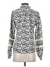 Haver + Blair 100% Polyester Print Ivory Long Sleeve Blouse Size XS - photo 2