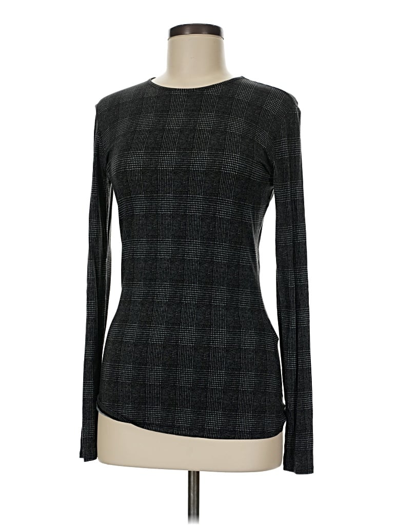 Pre-owned Max Mara Long Sleeve T-shirt In Black