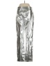 Gap 100% Polyester Metallic Silver Casual Pants Size 4 - photo 2