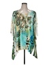 Cal Style Teal 3/4 Sleeve Blouse Size XL - photo 1