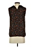 Twik 100% Polyester Black Sleeveless Blouse Size XS - photo 2