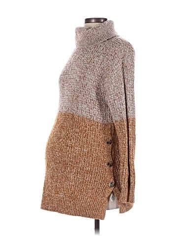 Isabel Maternity Turtleneck Sweater - front