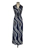 Assorted Brands Chevron-herringbone Blue Cocktail Dress Size S (estimated) - photo 1