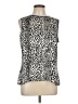 Kasper 100% Polyester Ivory Sleeveless Blouse Size L - photo 1