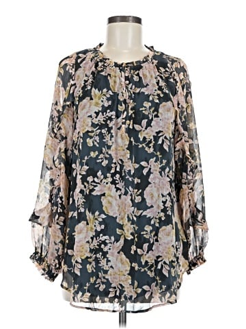 LC Lauren Conrad Long Sleeve Blouse (view 1)