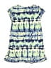 Justice 100% Cotton Tie-dye Blue Dress Size 8 - photo 2