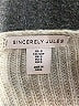 Sincerely Jules Tan Sweater Vest Size S - photo 7